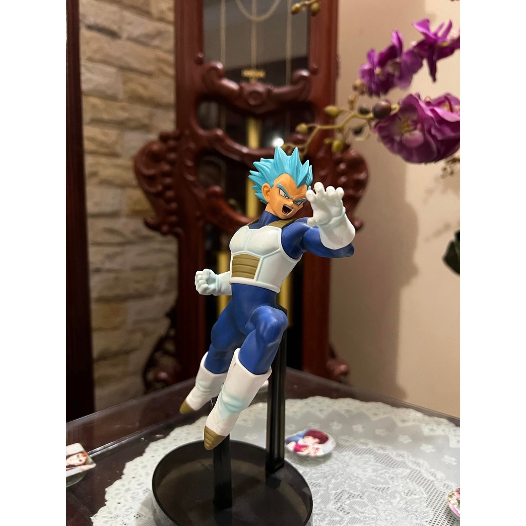 Mô hình Dragon Ball chính hãng Nhật Bản - Nhân vật Vegeta Blue dáng bay - Sản phẩm còn như mới