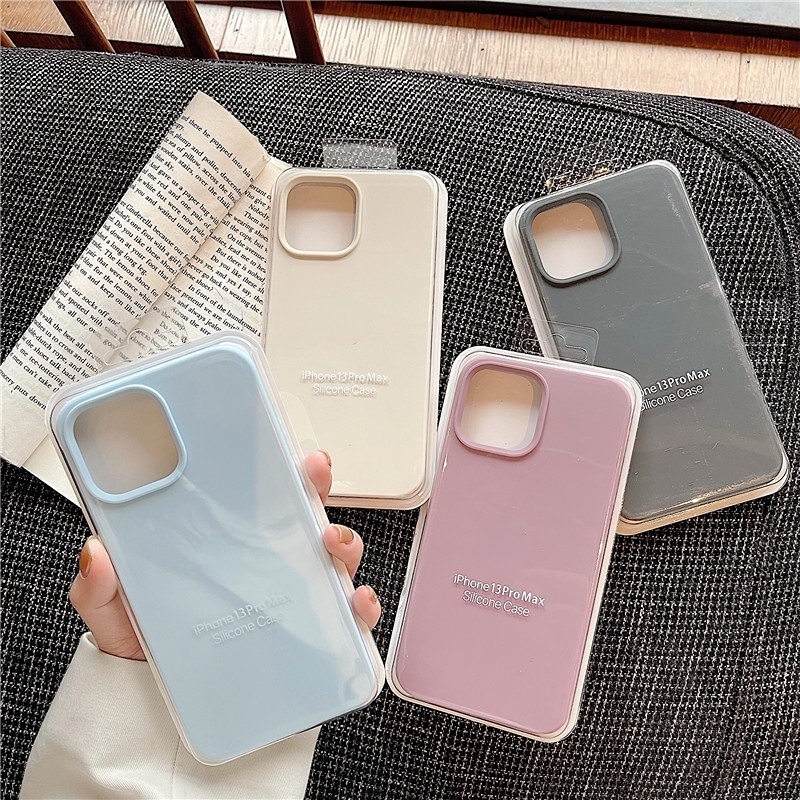 Ốp điện thoại silicon chống sốc màu trắng cổ điển cho for Iphone 15 pro max  14 pro max 13 12 11 Pro Max Ix Xs Max Xr Se2 for Iphone 6 6s 7 8 Plus