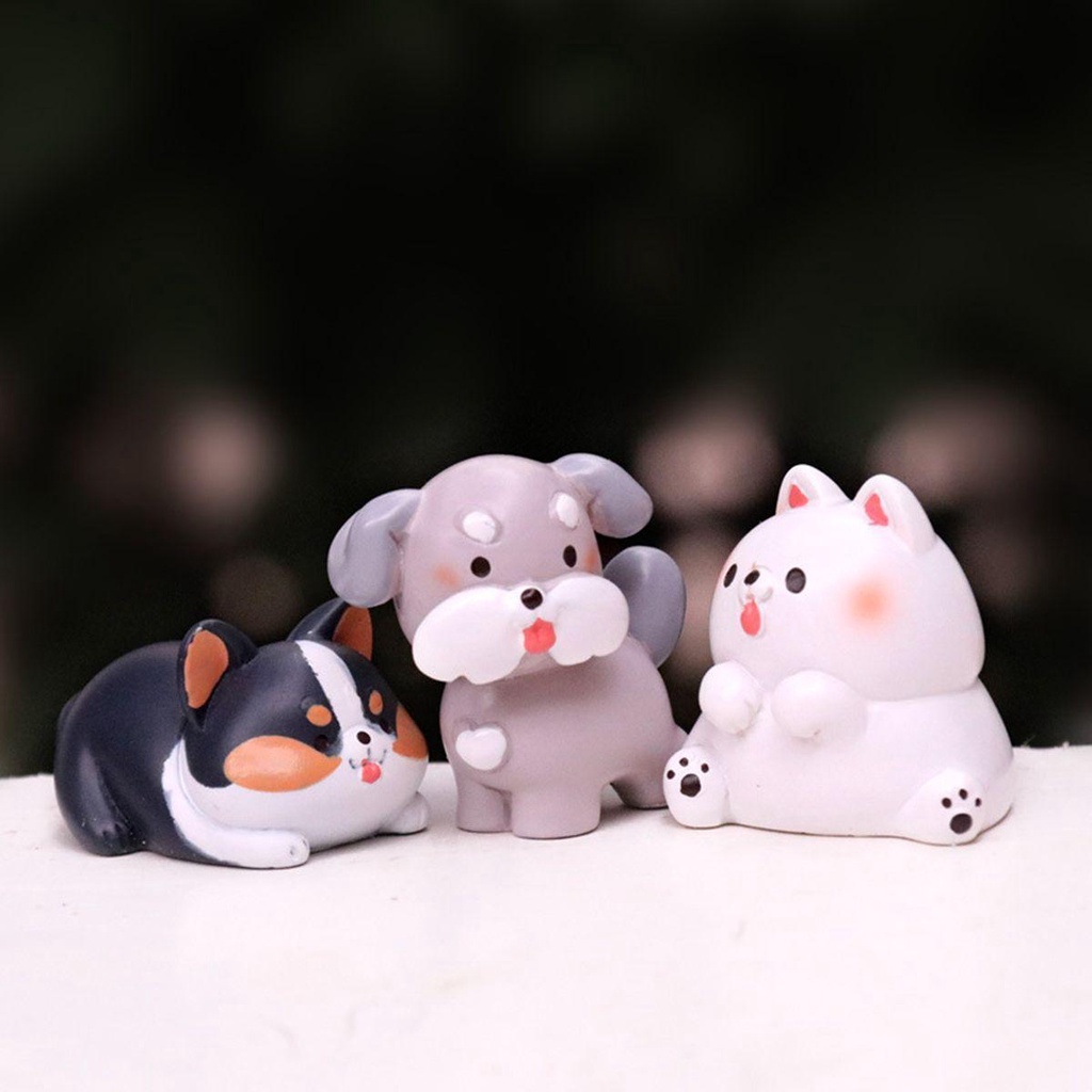 Đồ trang trí Chú Chó Mini Trang Trí Sân Vườn