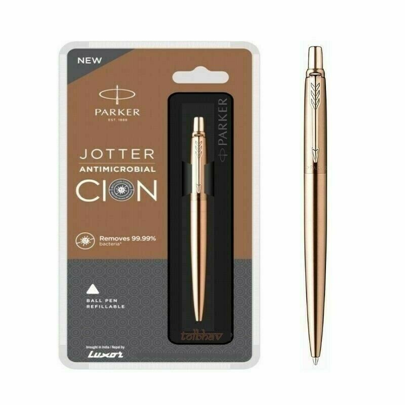 Viết parker Jotter, bút ký cao cấp kháng khuẩn 99,99%, mực xanh (blue)