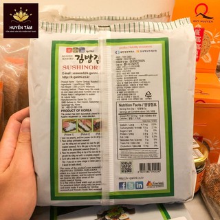 [10 lá] Rong biển cuộn cơm kimbab Hàn Quốc (Sushinori) (10 lá)