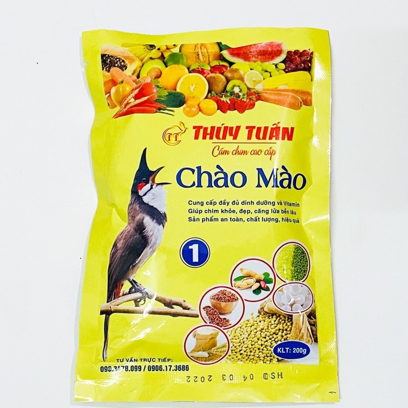 Cám chim chào mào Thúy Tuấn Số 1 cám ăn thức ăn cho chim cao cấp CC27