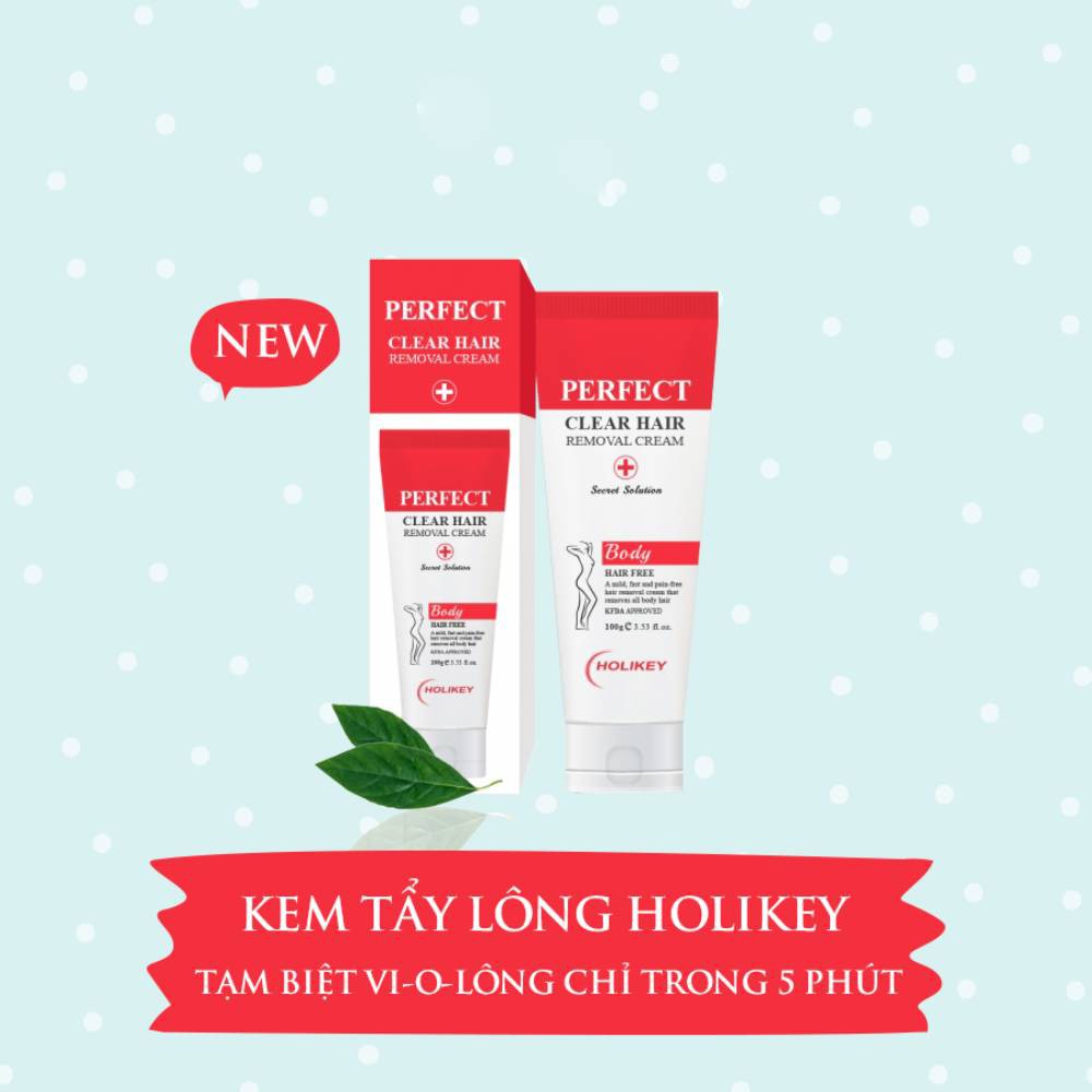 Kem Tẩy Lông Cao Cấp Holikey Perfect Clear Hair Removal Cream Made In Hàn Quốc 100ml