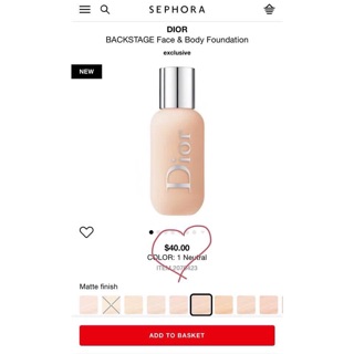 💐💐Kem Nền Dior Backstage Face&Body Foundation