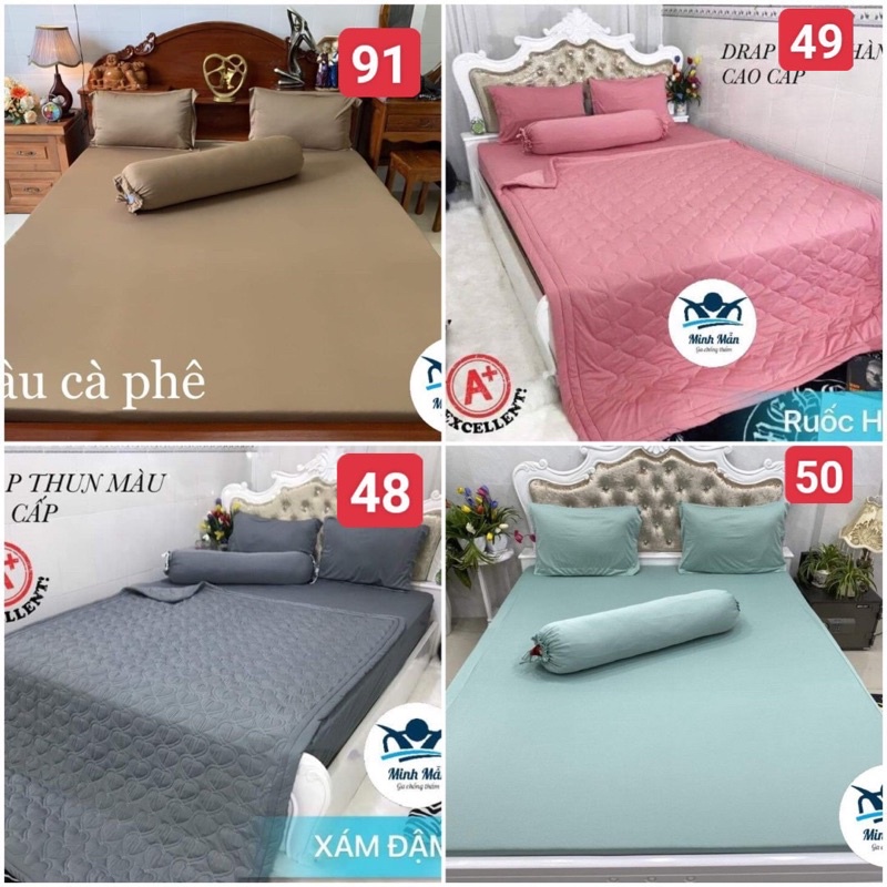 [Mã BMBAU50 giảm 7% đơn 99K] Ga chống thấm Minh Mẫn cotton thun nano kháng khuẩn