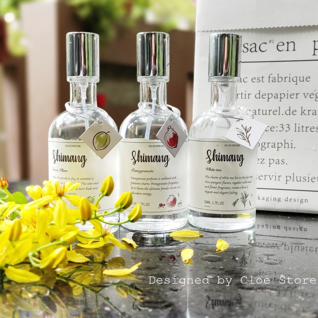 Nước hoa Body mist Shimang Poa Seed Love (Hạt giống tình yêu) 50ml hương thơm thanh mát, hàng nội địa Trung