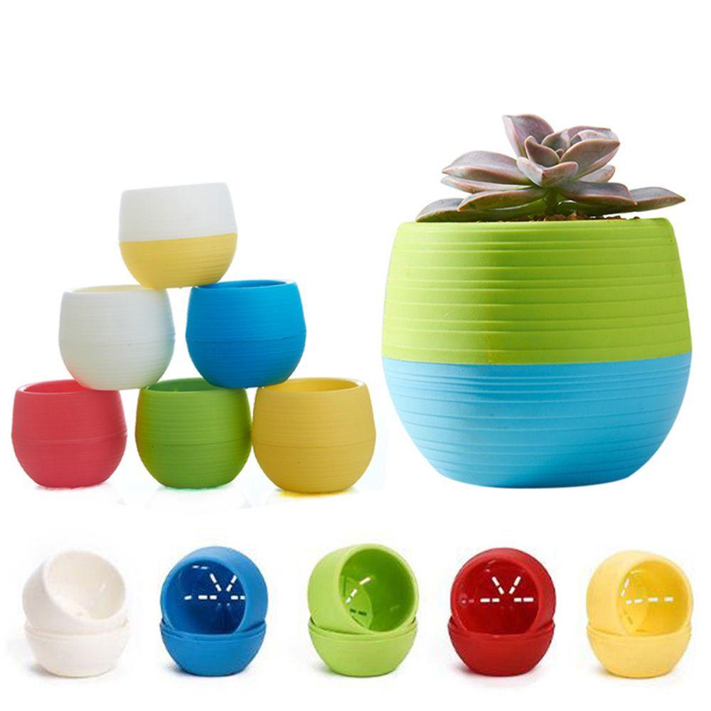 Set 5 Chậu Hoa Để Bàn Trang Trí Phòng Khách