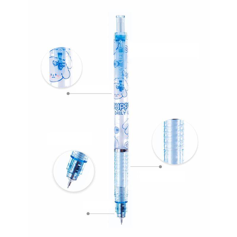 Set 6 Bút Chì Bấm Ngòi 0.5mm Hình Động Vật Hoạt Hình