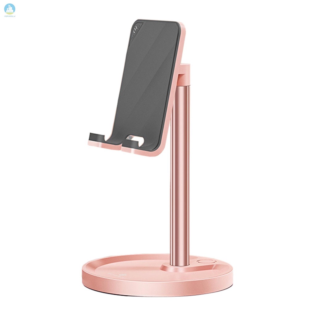 MI   Liftable Lazy Phone Stand for Live Stream/Online Course/Entertainment Compatible with Cellphones Tablets