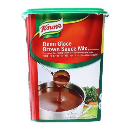Bột Xốt Nâu Demi Glace Hộp 1kg/ Demi Glace Sauce Knorr chia túi zip 100g ,500g