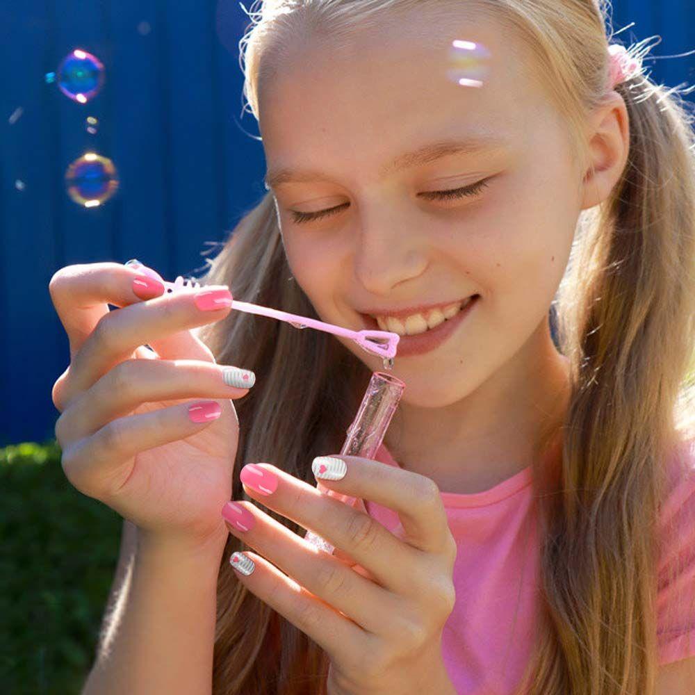 Bộ Móng Tay Giả 3D Dạng Nhấn Dễ Thương Cho Bé Gái