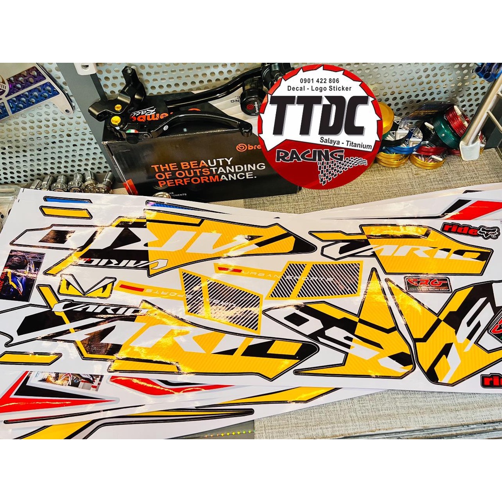 [ Giá 1 bộ ] Tem Decal Vario mẫu zin đủ màu ✌🇹🇭