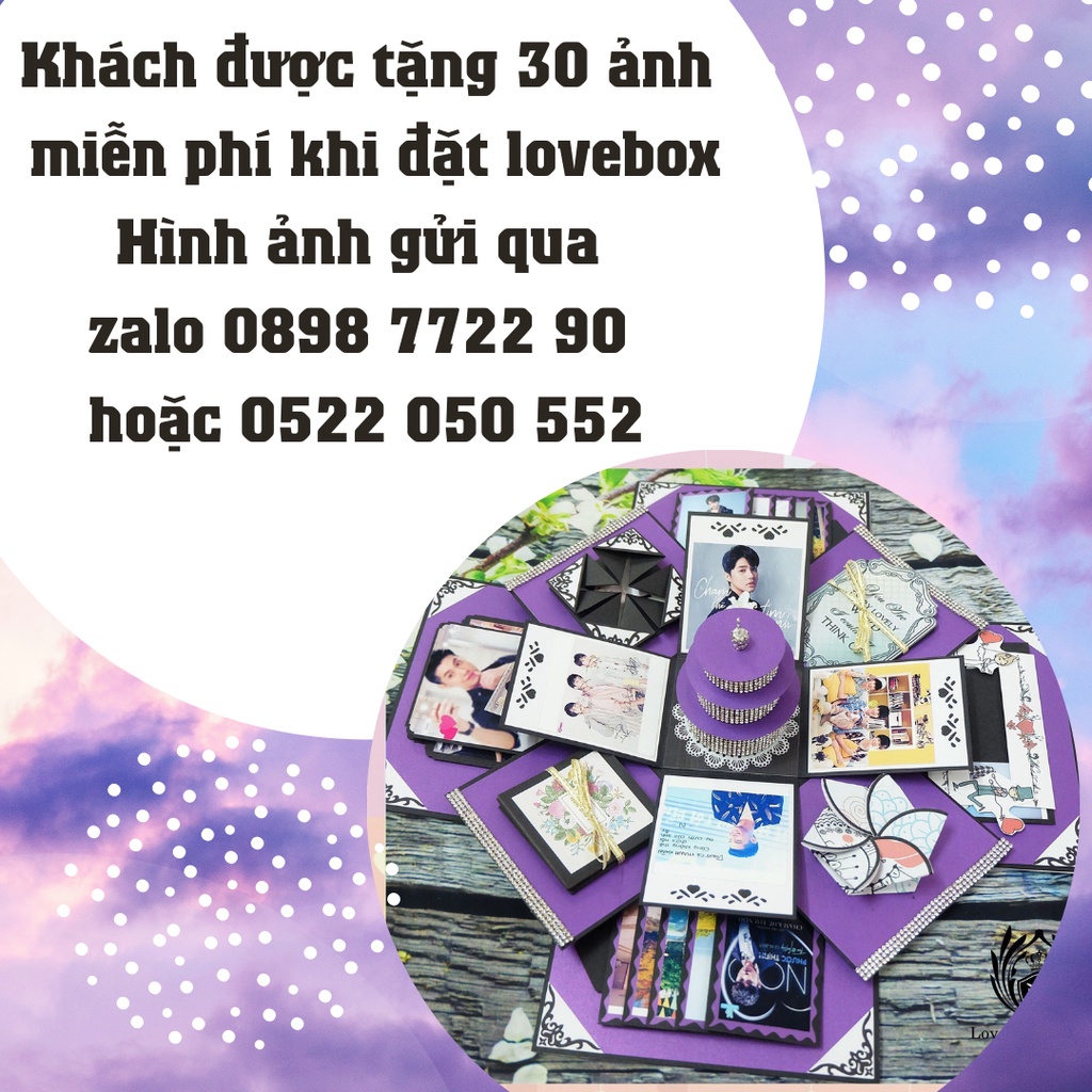 Hộp quà love box [ FREE SHIP]