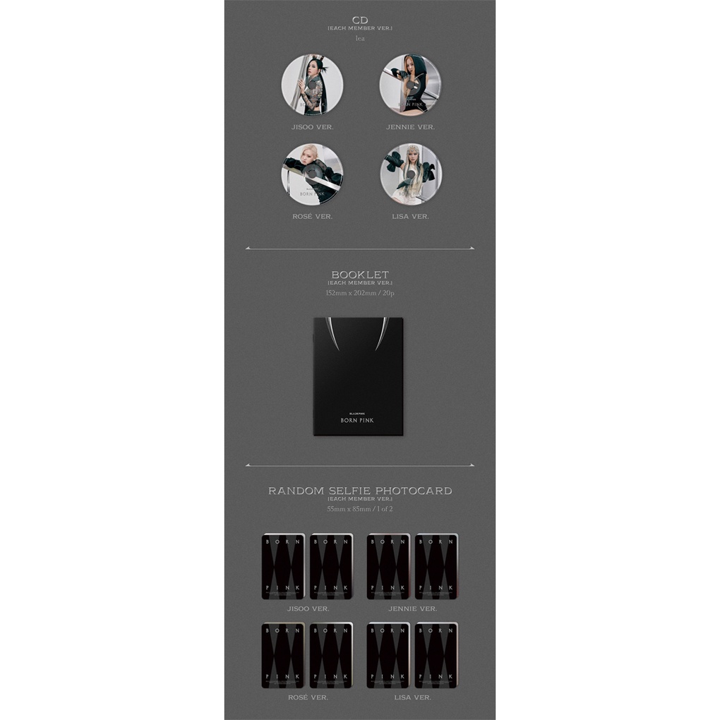 Album thứ 2 KPOP GOODS phiên bản Digipack BLACKPINK BORN PINK