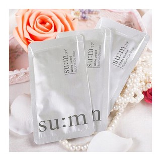 Combo 10 mặt nạ su:m 37° white award bubble-de mask