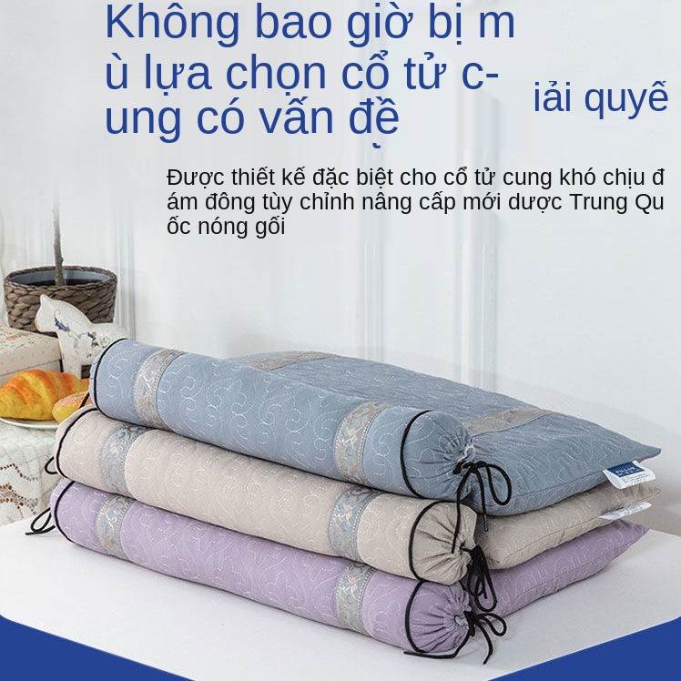 Gối kiều mạch cột sống cổ dành cho người lớn sửa chữa và bảo vệ đơn đôi giúp việc nhà ngủ mát mùa hè