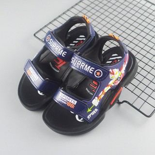 Dép Sandal Trẻ Em Bé Trai Siêu Nhân Điện Quang Đế Mềm Nhẹ Cho Bé Từ 3 - 6 tuổi (D_A6)