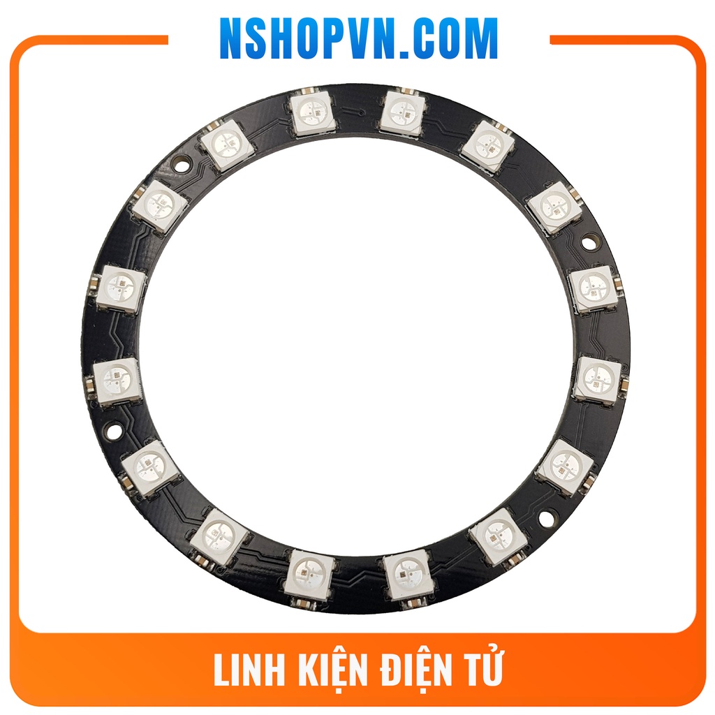 Mạch hiển thị Neopixel Ring 12/16/24/32/40 RGB LED WS2812