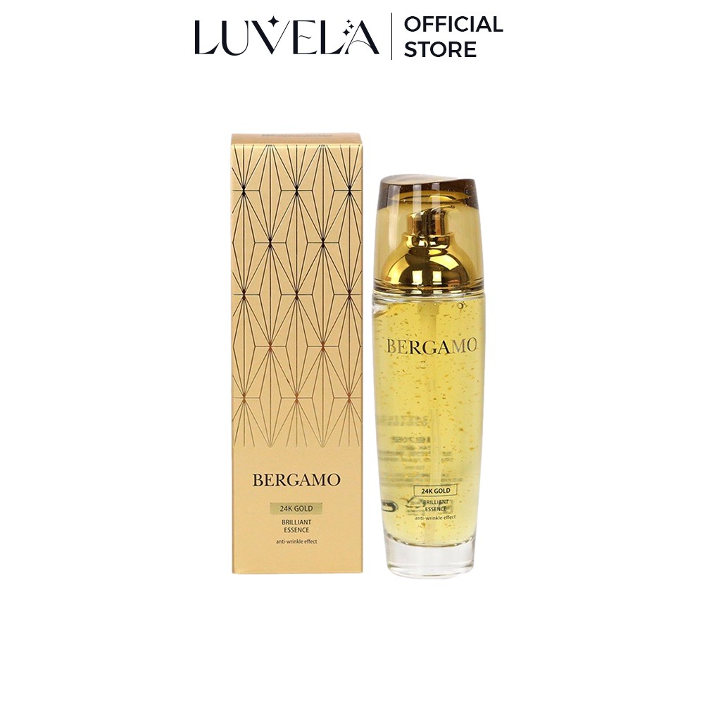 Serum dưỡng sáng da giảm thâm nám giảm mụn dưỡng da trắng da giảm tàn nhang Vàng 24k Bergamo SR14