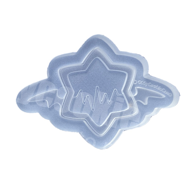 Khuôn Silicone Làm Móc Khóa Bằng Nhựa Epoxy Hình Ống Tiêm