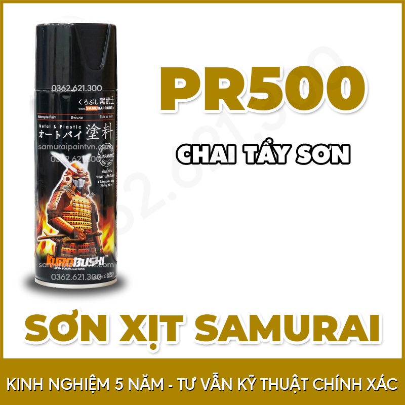 Chai tẩy sơn xe máy PR500