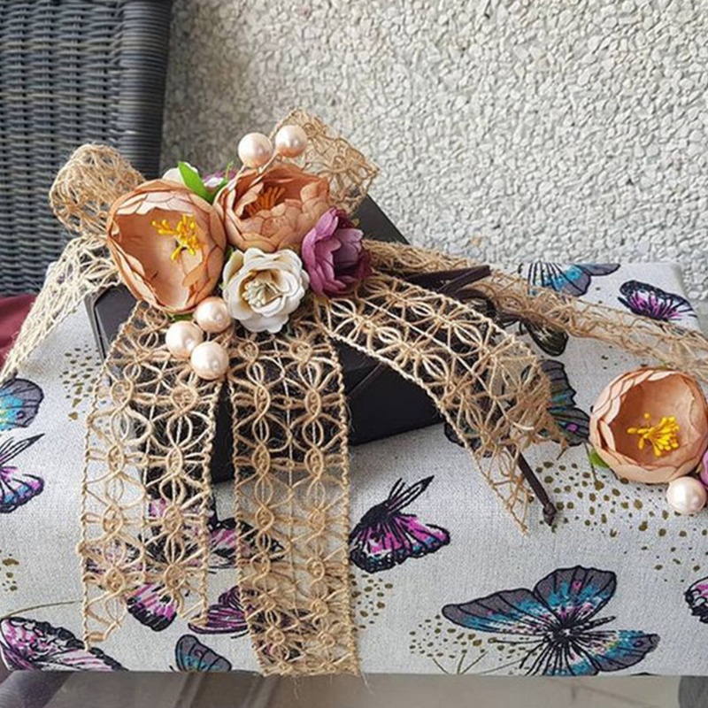 Cuộn Dây Đay Dày 5 yards 10 yards 4mm Dùng Trang Trí Vườn Tái Chế Được