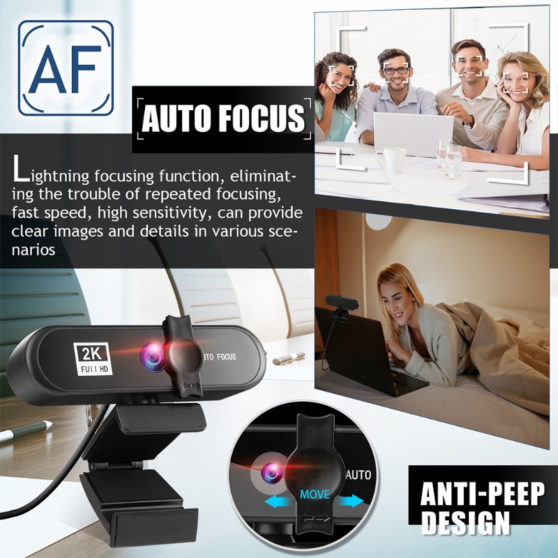Webcam 1080P Có Micro Cho Máy Tính Laptop Để Bàn