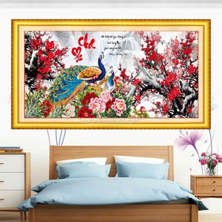 Tranh đính đá Cha Mẹ 100x50cm VS060