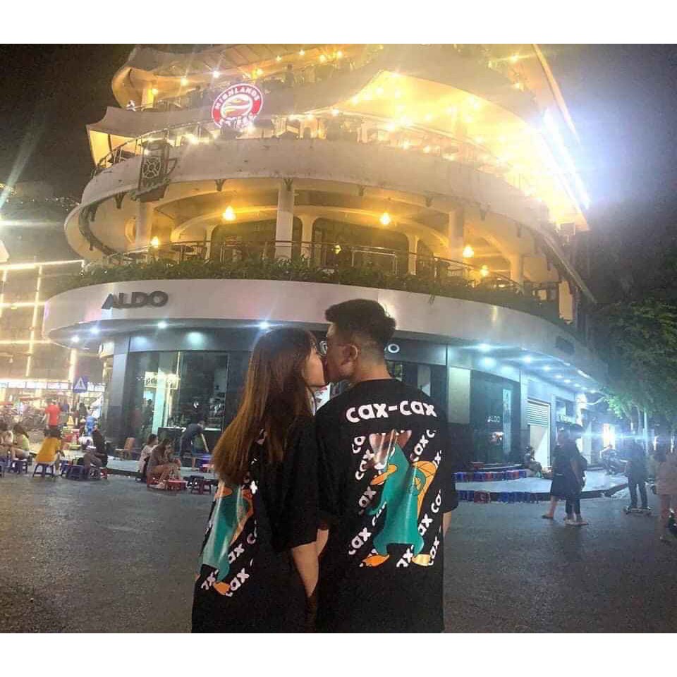 Áo Thun CAX CAX Form Rộng Unisex Nam Nữ TEEN Cực HOT