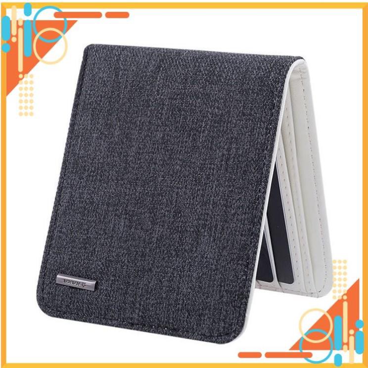 (XẢ KHO 1 NGÀY) Ví nam ví ngắn cầm tay dáng ngang chất jeans không xù | BigBuy360 - bigbuy360.vn