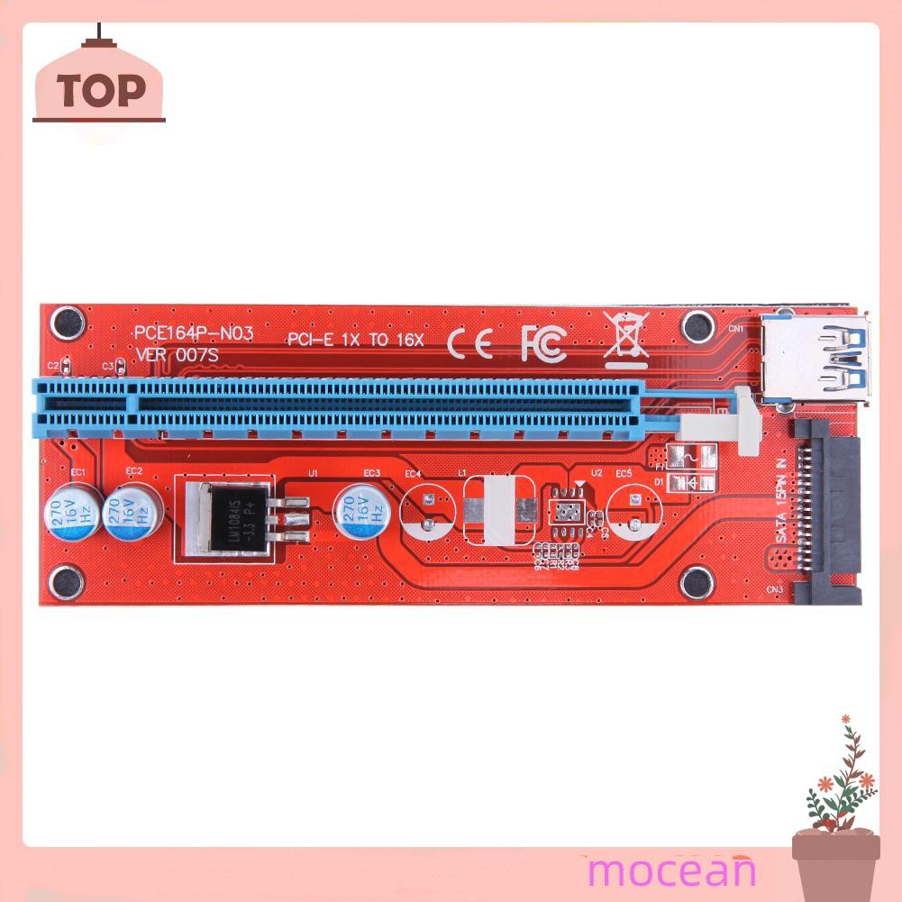 Dây Cáp Chuyển Đổi 60cm 007s Pci-E Riser 1x 16x Usb3.0 Dành Cho Btc Miner