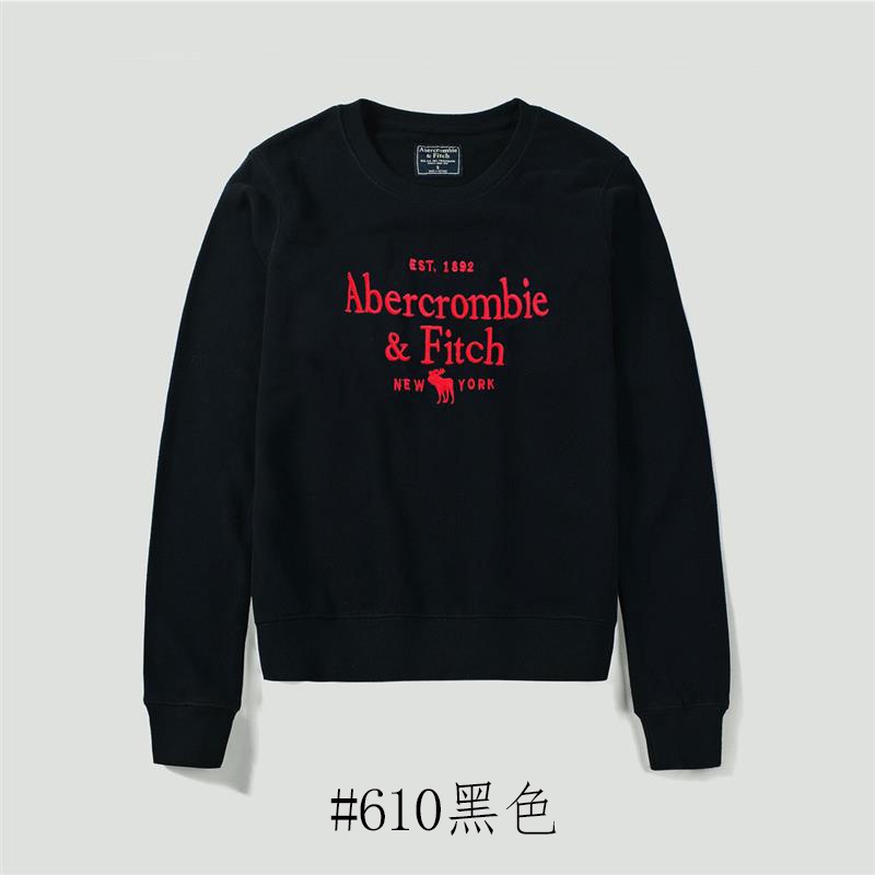 Áo sweater Abercrombie Fitch Tay Dài Cổ Tròn Vải cotton Kiểu Thể Thao Cá Tính Cho Nam Và Nữ