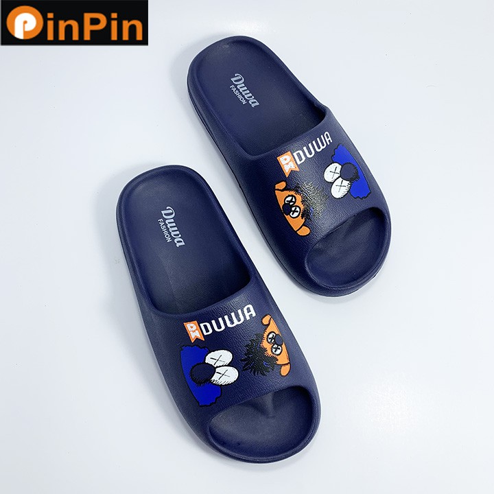 Dép đúc nam bánh mì PinPin chất liệu eva nhẹ đàn hồi tốt đế chống mòn và trơn trượt thoải mái đi nước - dw097