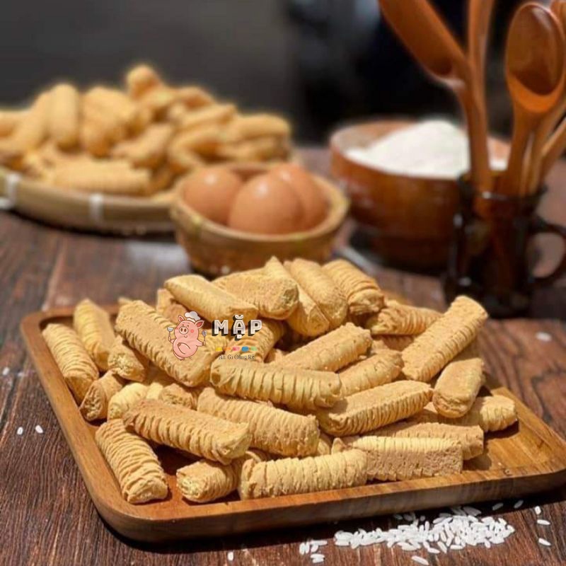 Bánh Gai Bơ Sữa Thơm Ngon Hủ 300g - Ăn Vặt Tuổi Thơ