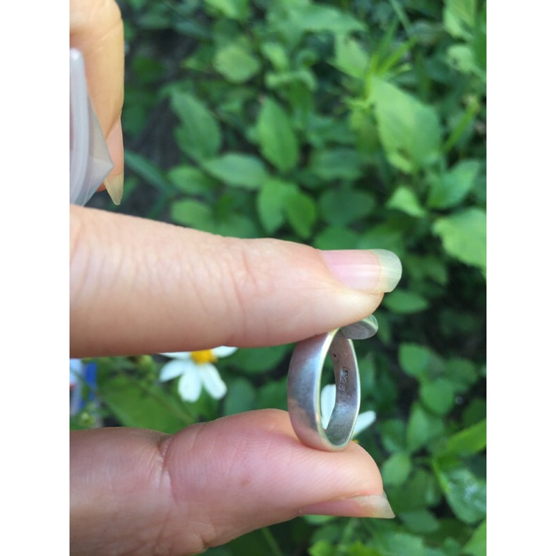 Nhẫn bạc Nhật 2hand