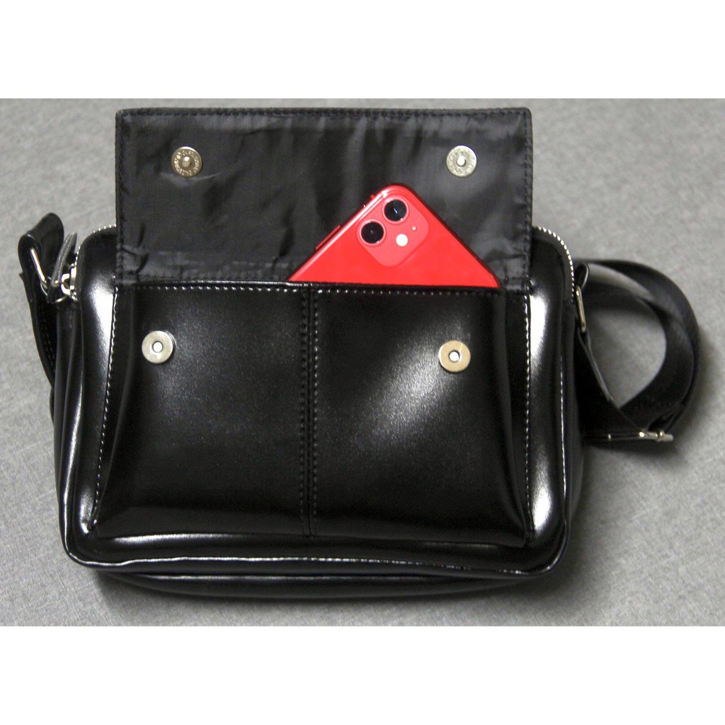 Túi Đeo Chéo Unisex Lanpad Messenger bag Da Pu LP558