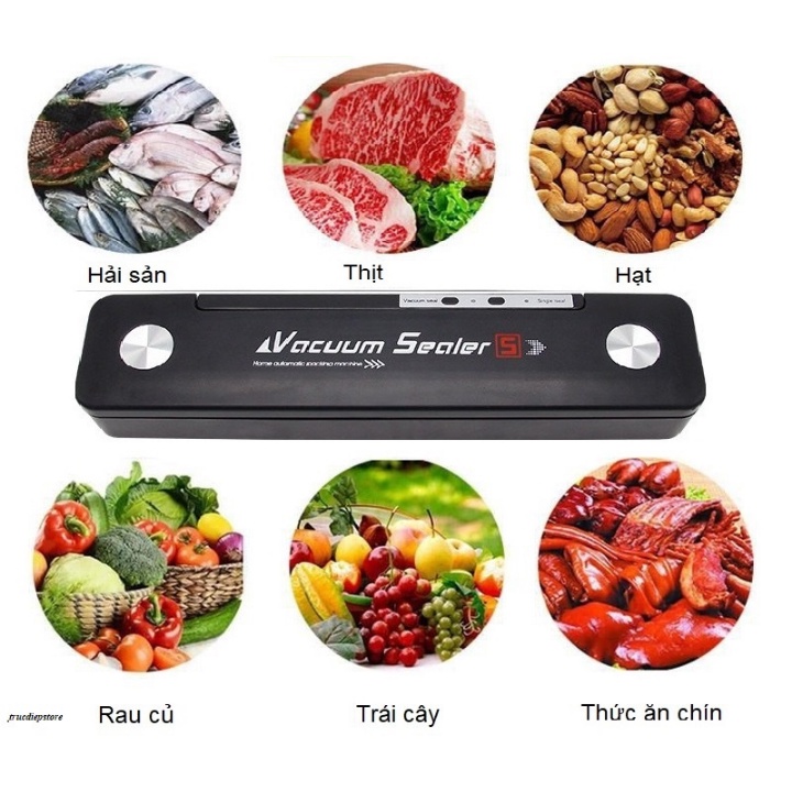 Máy hút chân không Vacuum Sealer hàn miệng túi đóng gói - tăng thời gian bảo quản thực phẩm, Bảo vệ sức khỏe gia đình