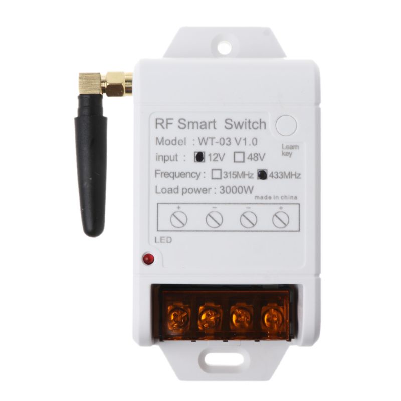 1 set mô đun tiếp nhận tín hiệu không dây DC12V-48V 1CH cho gara cửa garage | BigBuy360 - bigbuy360.vn