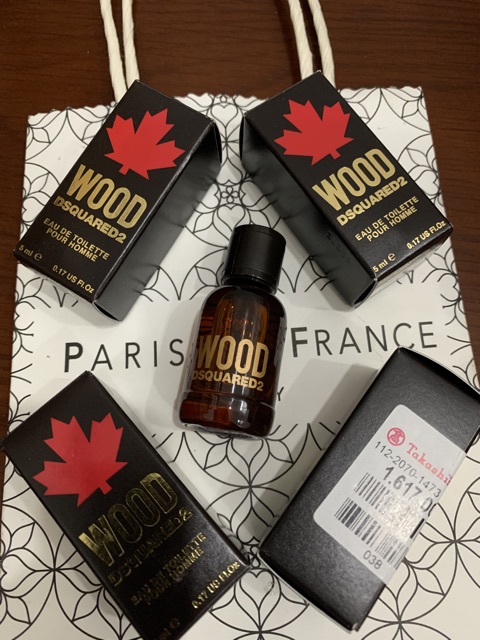 ✨BL✨ Nước hoa mini Dsquared2 Wood Pour Homme 5ml