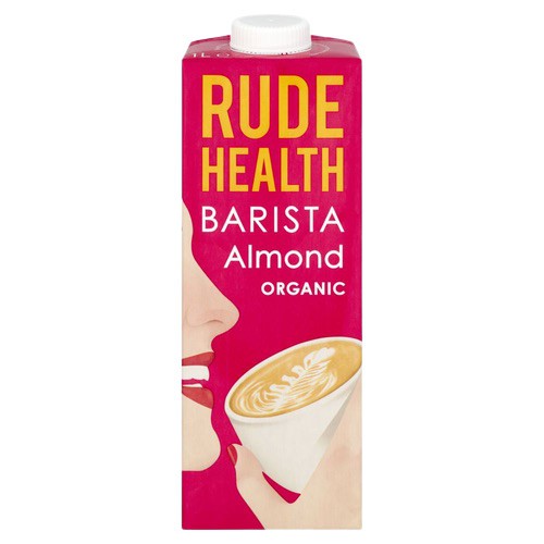 Sữa hạnh nhân Barista hữu cơ Rude Health - Không chứa Gluten, phù hợp cho người ăn kiêng, eat clean, keto, thuần thay