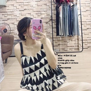 combo 10m giấy dán tường giả đá 3d xám