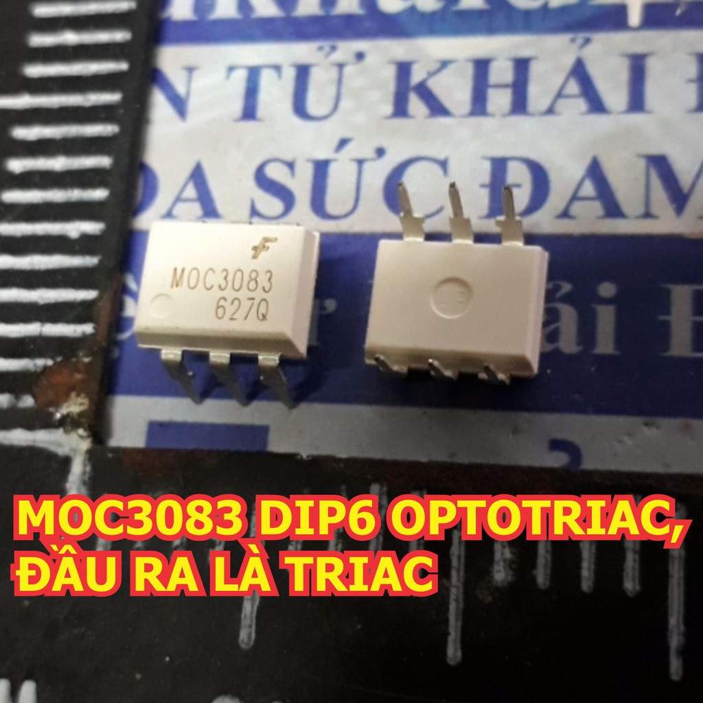 5 con MOC3083 DIP6 OPTOTRIAC, ĐẦU RA LÀ TRIAC (giá 5 con) KDE1218