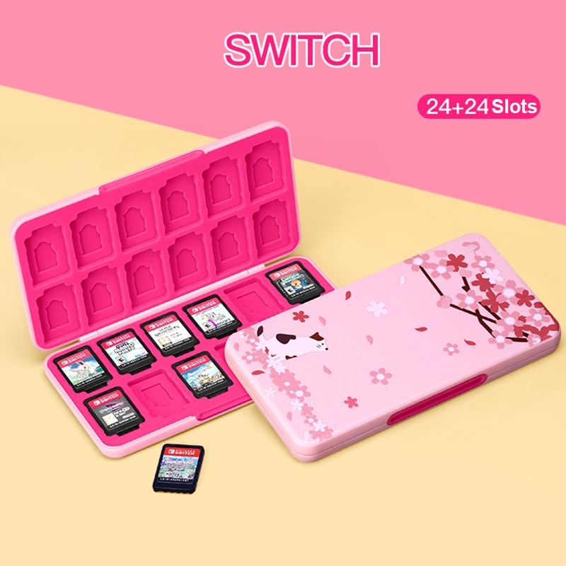 Hộp Đựng Thẻ Nhớ Micro SD Nintendo Switch 24 Trong 1