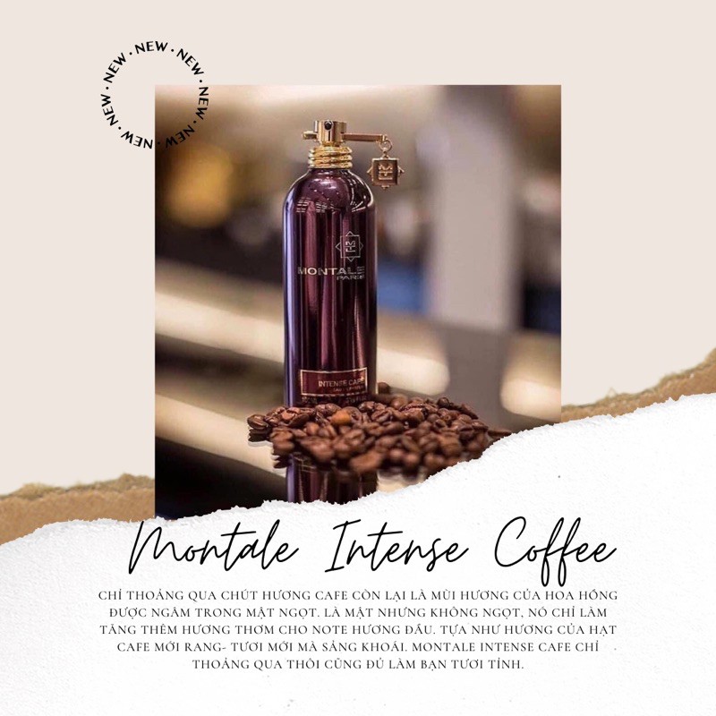 [Mẫu thử] Nước hoa mùi cafe quyến rũ chính hãng Montale intense cafe EDP