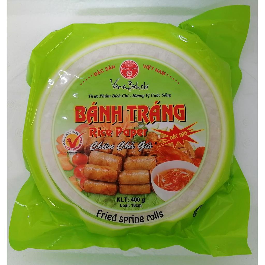 [Túi 400g (16cm)] BÁNH TRÁNG CHIÊN CHẢ GIÒ [VN] BÍCH CHI Fried Spring Rolls