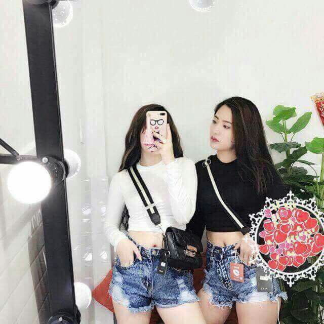 Áo Croptop Tay Dài Hàng Tận Xưởng - CH-CTD