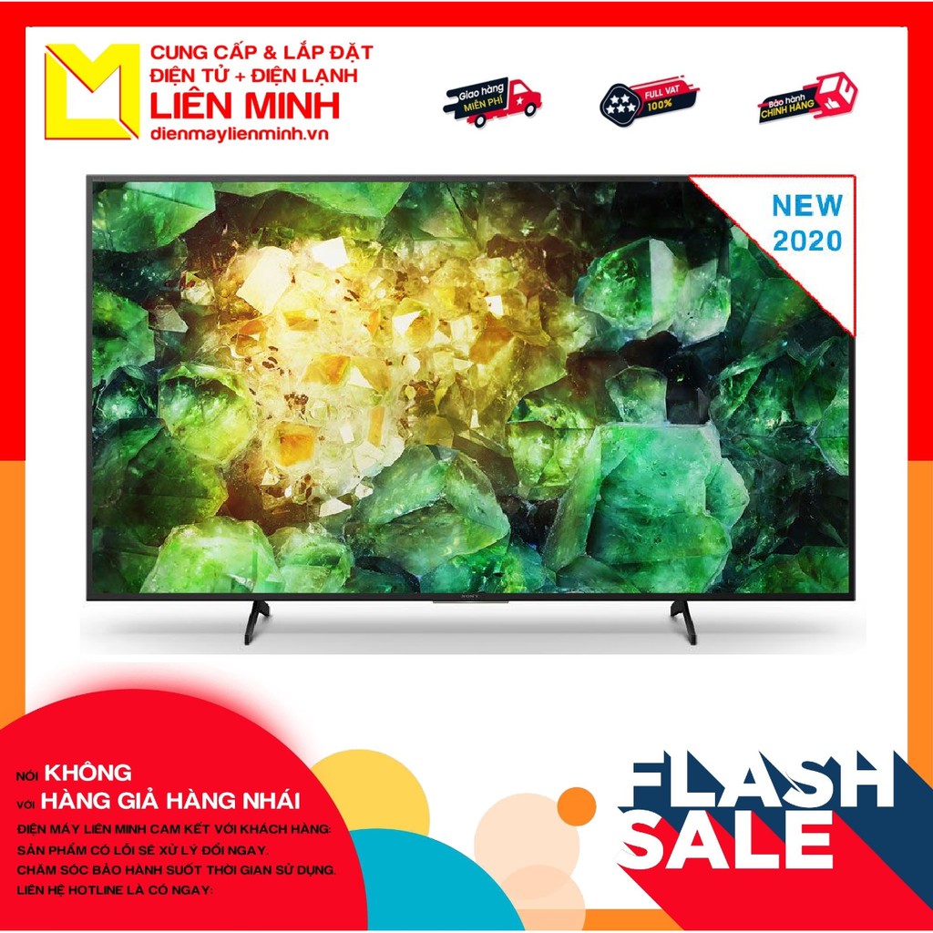 Android Tivi 4K Sony 55 Inch KD-55X7400H Cùng công nghệ X-Reality™ PRO Tái tạo dải màu rộng hơn, Miễn phí vận chuyển HCM