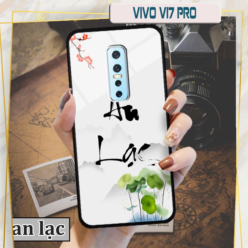 Ốp lưng kính 3D Vivo V17 Pro-chữ thư pháp ý nghĩa