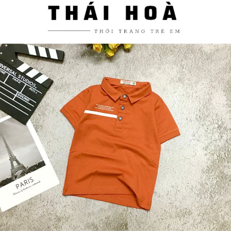 Áo polo bé trai [BIG SIZE] 21_40KG, Áo có cổ bé trai chất liệu cotton 4 chiều xịn shop