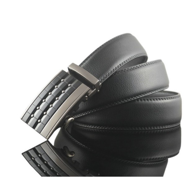 Thắt Lưng Dây Nịt Nam Da Bò 100% Khóa Tự Động Cao Cấp N11 - Đồ Da Kingshop
